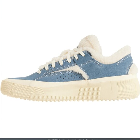 NEW Brandblack Suede Bravo Faux Shearling Sneakers winter comfort outdoor arch - Picture 4 of 12